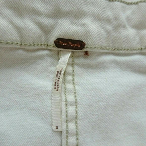 Free People Jasmine Denim Midi Skirt Button Slit Size 0 - Picture 11 of 15